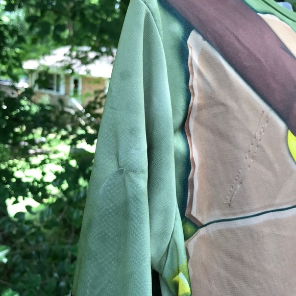 Teenage Mutant Ninja Turtle Donatello 2 pc Halloween Costume & Plastic Mask M - Picture 7 of 16